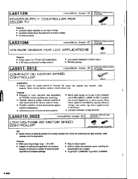 Datasheet LA5310M manufacturer Sanyo